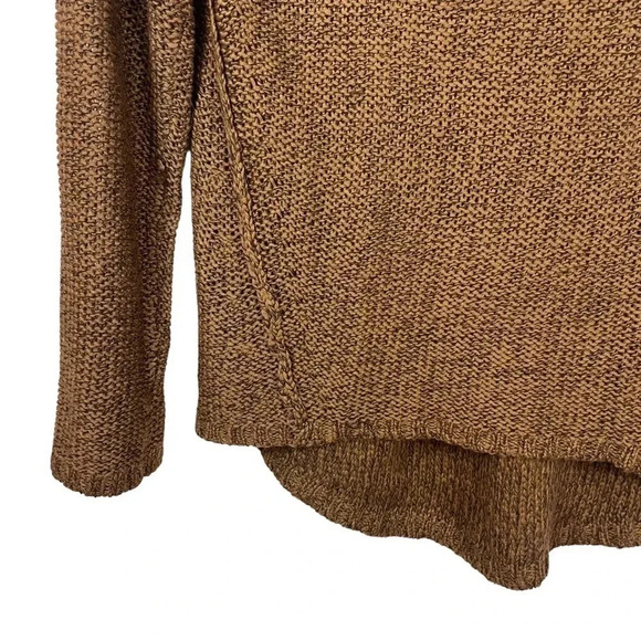 RDI V-Neck Faux Suede Elbow Patch Sweater - Picture 4 of 11